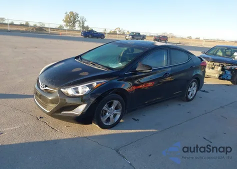 2016 Hyundai Elantra Value Edition из США, поврежденный, VIN KMHDH4AE2GU566641
